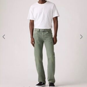 Levi’s 501 men’s jeans canton green 29x30 100% cotton